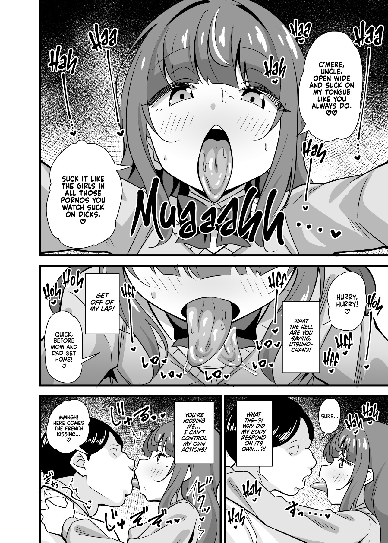 Hentai Manga Comic-Uncle Hypnosis - A Naughty Niece Uses Her Oblivious Uncle As Her Personal Meat Dildo-Read-7